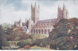 Canterbury  Cathedral, From L&NW Railway - Kent, UK   -   Unused Postcard   - K2 - Rochester