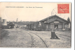 CPA 45 Chatillon Coligny La Gare Et Le Train Tramway - Chatillon Coligny