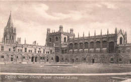 ROYAUME-UNI - Angleterre - Oxford - Christ Church Quad - Carte Postale Ancienne - Oxford