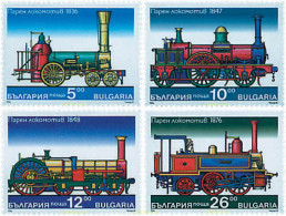 82704 MNH BULGARIA 1996 LOCOMOTORAS DE VAPOR - Neufs