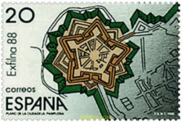 4147 MNH ESPAÑA 1988 EXFILNA 88. EXPOSICION FILATELICA NACIONAL - Ungebraucht