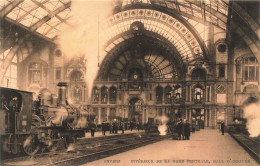 BELGIQUE - Anvers - Intérieur De La Gare Centrale - Hall D'arrivée - Animé - Carte Postale Ancienne - Antwerpen
