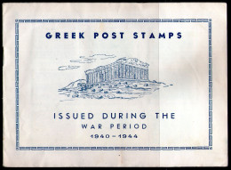 Greece,Book For Stamps Issued During The WWII Period MLH * ,,as Scan - Neufs