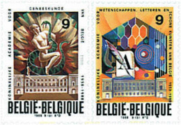 85401 MNH BELGICA 1988 50 ANIVERSARIO DE LA REAL ACADEMIA DE MEDICINA, CIENCIAS, LENGUA Y BELLAS ARTES - Andere & Zonder Classificatie