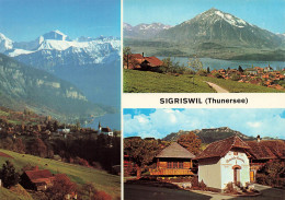 SUISSE - Sigriswil (Thunersee) - 800 M U M - Mulit-vues De Différents Endroits - Carte Postale - Sigriswil