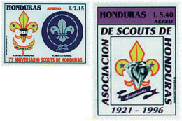 698488 MNH HONDURAS 1996 75 ANIVERSARIO DEL ESCULTISMO EN HONDURAS - Honduras