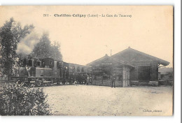 CPA 45 Chatillon Coligny La Gare Et Le Train Tramway - Chatillon Coligny