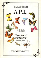 Catalogue Thématique A.P.I. 1989 Insectes Et Archnides Env 200 Pages - Motivkataloge