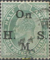 661792 USED INDIA INGLESA 1907 SELLOS DEL 1906 SOBRECARGADOS. ON H.M.S - 1902-11 King Edward VII
