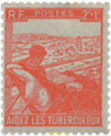 247170 HINGED FRANCIA 1945 A BENEFICIO DE LOS TUBERCULOSOS - Andere & Zonder Classificatie