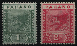 Malaya - Pahang 1891 - Mi-Nr. 5 & 6 ** - MNH - Tiger - Pahang