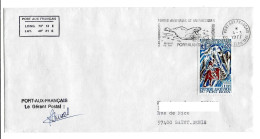 FSAT TAAF District De Kerguelen 04.03.1977 T. 0.30 Mt Ross (2). - Covers & Documents