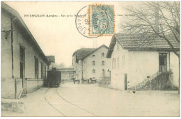 40 PEYREHORADE. La Minoterie Et Train 1907 - Peyrehorade