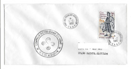 FSAT TAAF District De Kerguelen 01.02.1980 Kerg Notre Dame Des Vents. T. 1.40 Cano (2). - Lettres & Documents