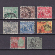 TRINIDAD & TOBAGO 1922, SG #218-227, Part Set, Wmk Mult Script CA, Used - Trinidad & Tobago (...-1961)