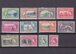 TRINIDAD & TOBAGO 1953, SG #267-278, CV £40, MH - Trindad & Tobago (...-1961)