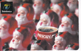 TARJETA DE ESPAÑA DE TELEFONICA DE NESCAFE - NAVIDAD-CHRISTMAS - Telefonica