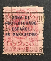 ESPAÑA SELLOS MARRUECOS EDIFIL 60 MUY ESCASO Sellos Usados - Maroc Espagnol