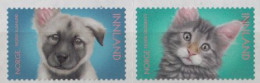 Norwegen Mi.Nr. 2008-2009 Haustiere: Eichhund, Waldkatze (2 Werte) - Ungebraucht