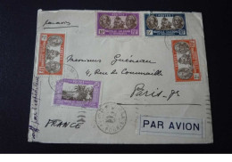 France Nouvelle Caledonie. N°150046.noumea/paris .1938.timbres .cachet .obliterations Mixtes. - Briefe U. Dokumente