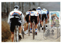 Carte Maximum - FRANCE - COR13094 - 13/04/2002 - 100e Paris-Roubaix - Cachet Compiègne - 2000-2009