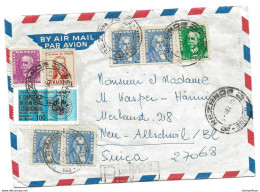 237 - 54 - Enveloppe Envoyée De Resende En Suisse 1965 - Storia Postale