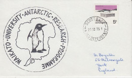 Ross Dependency 1975 Waikato University Ca Scott Base  21 NOV 1975 (RO162) - Covers & Documents