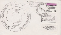 Ross Dependency 1975 Waikato University Ca Scott Base  10 DE 1975 (RO163) - Lettres & Documents