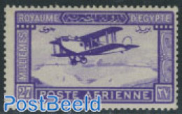 Egypt (Kingdom) 1926 Cairo-Bagdad Air Connection 1v, Unused (hinged), Transport - Aircraft & Aviation - Nuovi