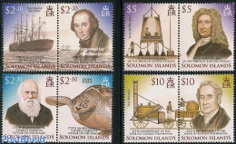 Solomon Islands 2006 Inventions & Discoveries 4x2v [:], Mint NH, Nature - Science - Sport - Transport - Reptiles - Tur.. - Diving