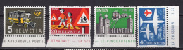 T3434 - SUISSE SWITZERLAND Yv N°572/75 ** - Unused Stamps