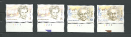 Zegel 2636 - 2637 ** Postfris Met Plaatnummers 1-2 - 1991-2000