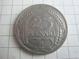 Germany 25 Pfennig 1911 A - 25 Pfennig