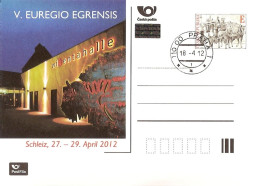 CDV A 191 Czech Republic V. Euregio Egrensis Stamp Exhibition 2012 Coach On The Charles Bridge - Ansichtskarten