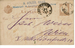 ROYAUME DE HONGRIE   Entier Postal Timbre Type N°13 - Storia Postale