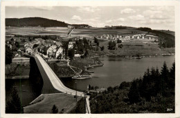 Saalburg, Blick Auf Die Stadt Und Den Stausee - Ebersdorf