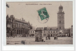 GRAVELINES - Place, Beffroi Et Mairie - Très Bon état - Gravelines