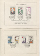 Tschechoslowakei # 1832-8 Ersttagsblatt Karikaturen Picasso Chaplin Shaw Capek Hemingway Uz '2' - Lettres & Documents