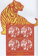 656568 MNH LIECHTENSTEIN 2021 AÑO LUNAR CHINO - AÑO DEL TIGRE - Unused Stamps