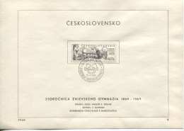 Tschechoslowakei # 1865 Ersttagsblatt Znievsky-Gymnasium - Lettres & Documents