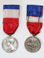 Médaille Civile-FR_004d_Ministère Du Travail_Argent_20 Ans_1980_21-02-3 - Profesionales / De Sociedad