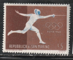 SAINT- MARIN 94 // YVERT 493 // 1960 - Ungebraucht