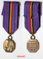 Médaille-BE-321-III-di_Gratitude Belge Sans Croix Rouge_version Bronze 3e Classe_WW2_21-32 - Belgium