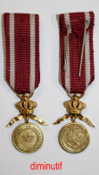 Médaille-BE-013A-V1-di_Ordre De La Couronne_Or_1897-1951_FR_diminutif_21-29 - Bélgica
