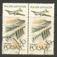 POLAND. 1958. 30zl PORABKA USED PAIR. - Oblitérés