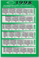 Calendarietto - Organizzazione Orlandelli - Canicossa - Mantova - Anno 1998 - Petit Format : 1991-00