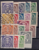 AUSTRIA 1920/21 - Canceled - ANK 293-311 - Used Stamps