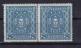 AUSTRIA 1922/24 - MNH - ANK 401a II - Pair! - Nuovi