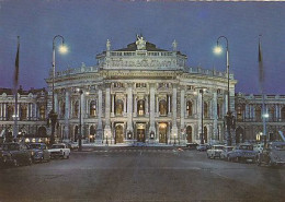 AK 216438 AUSTRIA - Wien - Burgtheater Bei Nacht - Ringstrasse