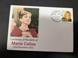 3-5-2024 (4 Z 2) Centenary Of The Birth Of Maria Callas (2-12-1923 / 2-12-2023) - Chanteurs